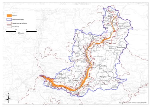 Cliquez pour agrandir la carte du bassin-versant de la Durance