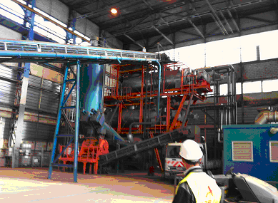vue générale de l'unité de désorption thermique
