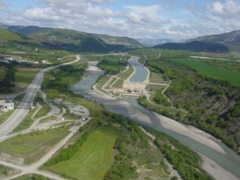 Aménagement hydroélectrique sur la Durance. (© ONEMA)