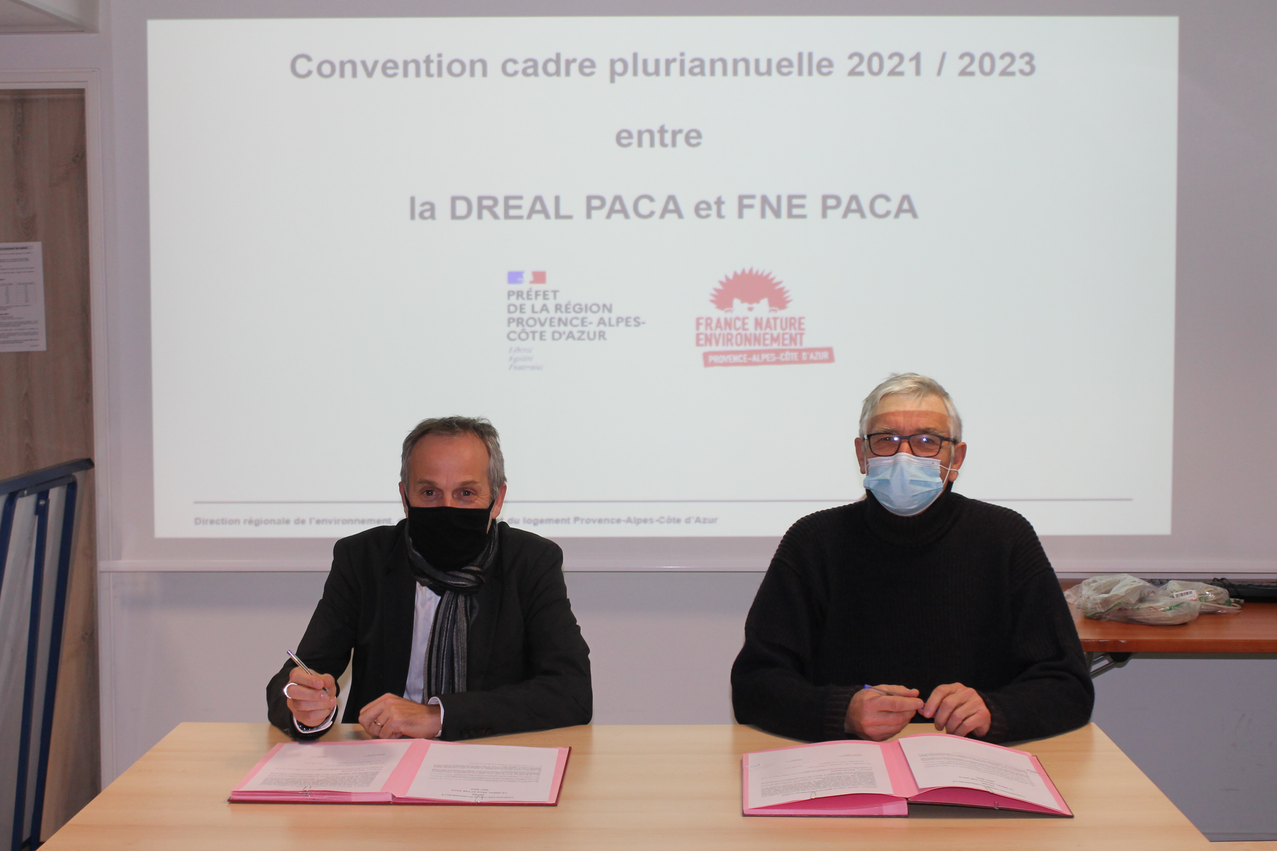 Signature de la convention