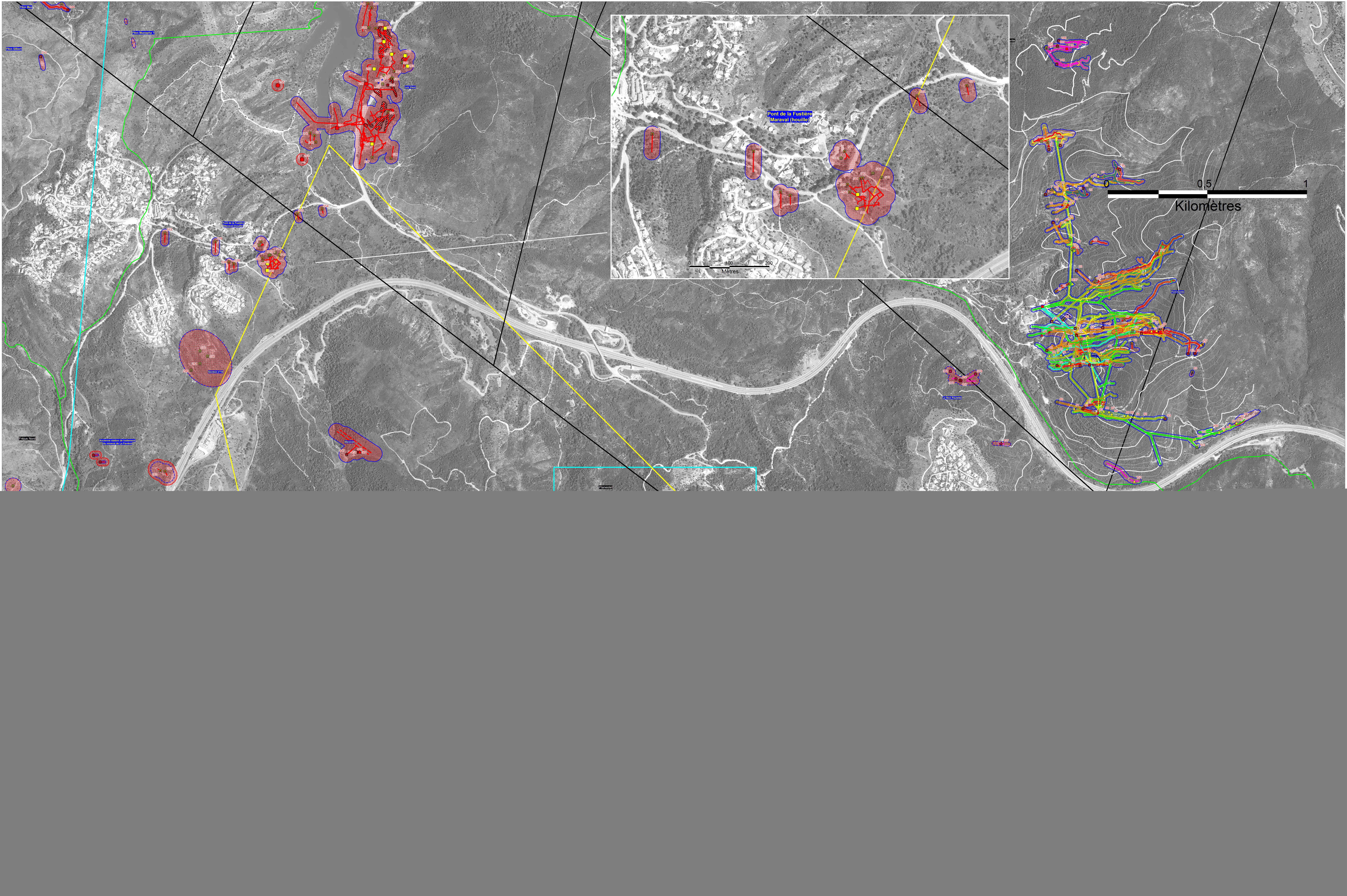 Carte des isopaques
