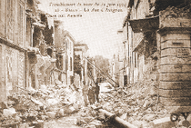 Tremblement de terre du 11 juin 1909, Salon-de-Provence ( source : « Les tremblements de terre en France », J. Lambert, éd BRGM, 1997)