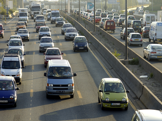 Le trafic routier est responsable de 24% des émissions de GES de la région. (© Laurent Mignaux/METL-MEDDE)